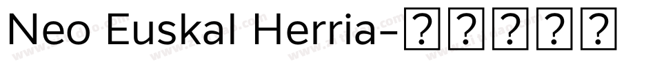 Neo Euskal Herria字体转换